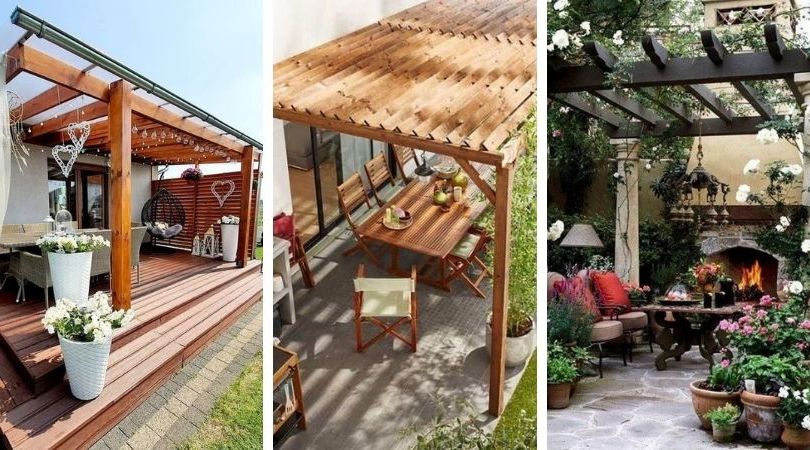 Строим перголу : 30 красивых идей для двора загородного дома и дачи